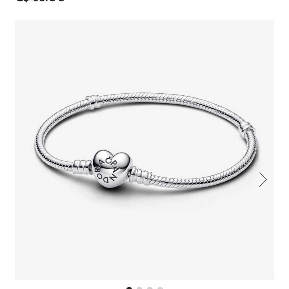 PANDORA MOMENTS BRACELET AND LETTER “A”CHARM